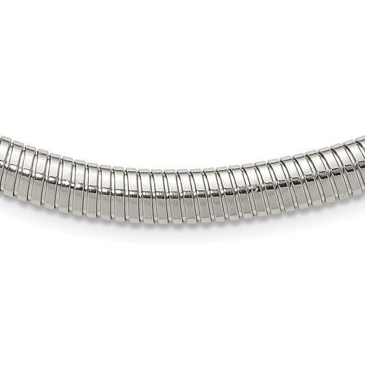 Stainless Steel Polished 8mm 18in Necklace