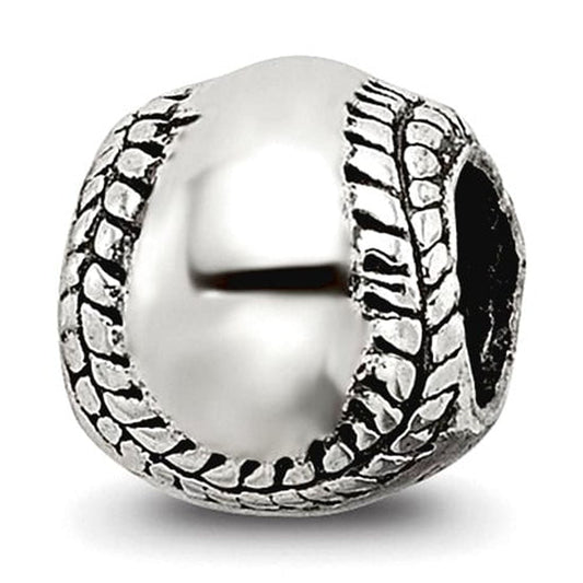 Sterling Silver Reflections Kids Softball Bead