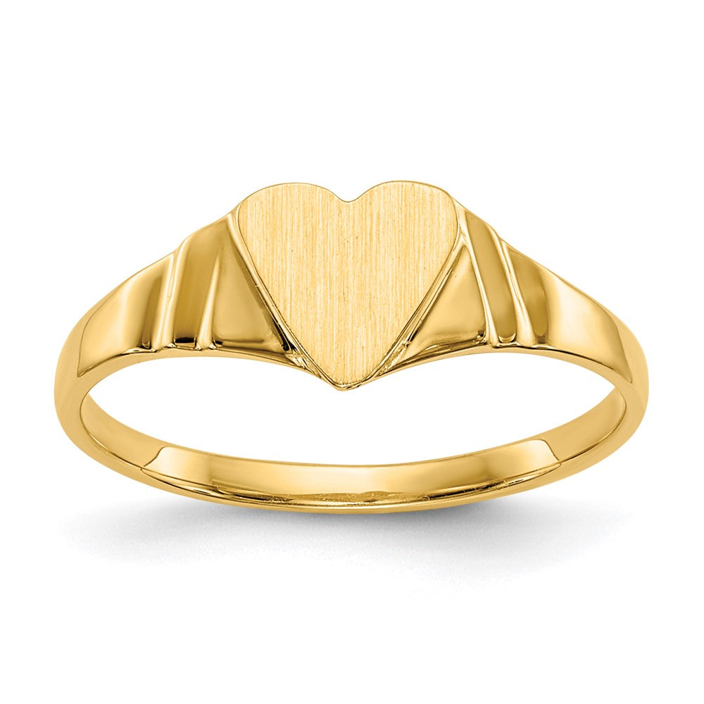 14k Children's Signet Ring Size 3