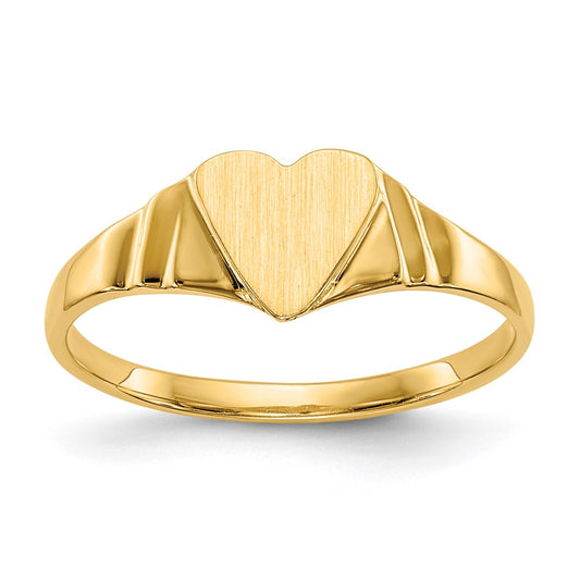14k Children's Signet Ring Size 3