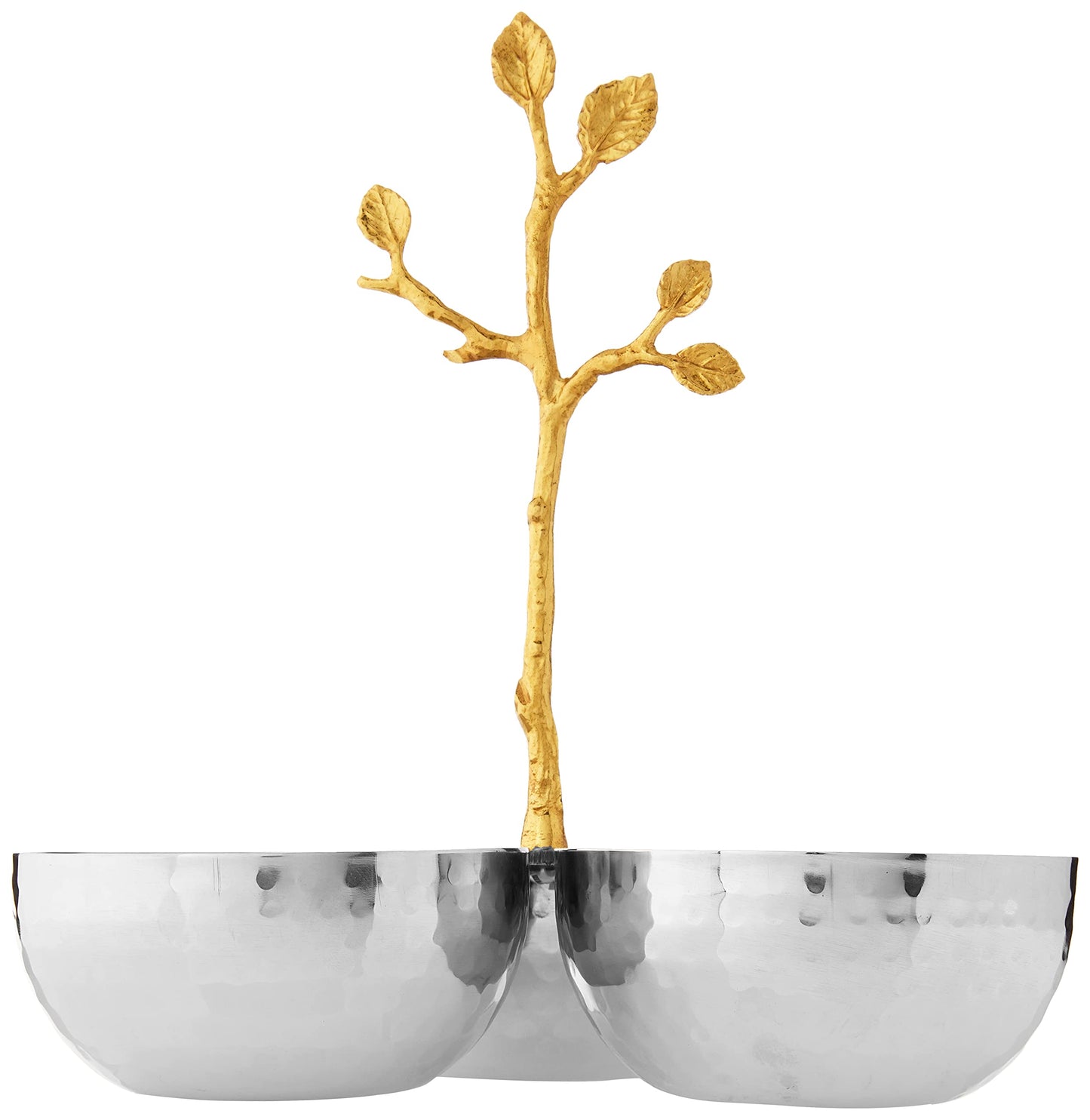 Elegance Heim Concept Golden Vine Hammered Triple Bowl