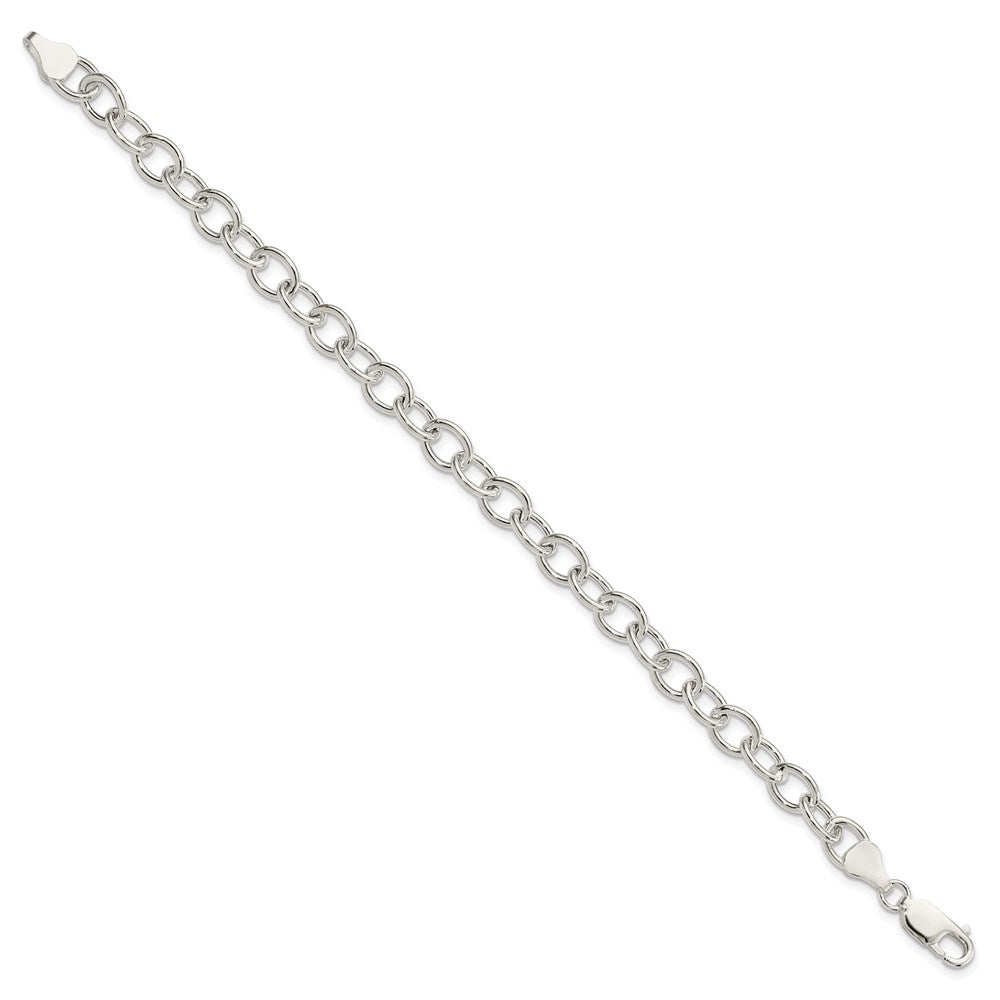 Sterling Silver Cable 6.75mm Bracelet 7.5 inches