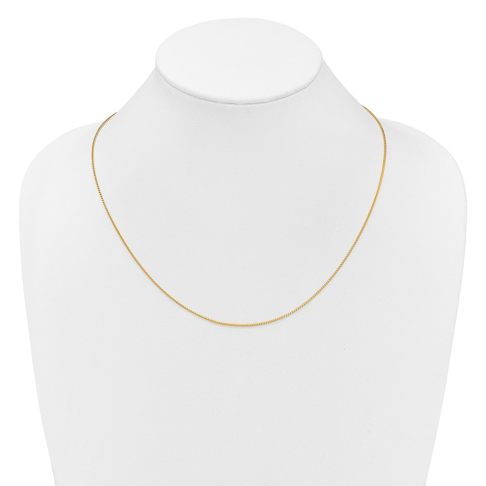 14K Adjustable 1.1mm Franco Chain