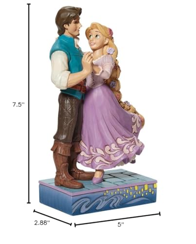 Jim Shore My New Dream - One Figurine 7.25 Inch, Resin - Rapunzel & Flynn Love 6013071