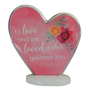 Love And Be Loved, Tabletop Heart