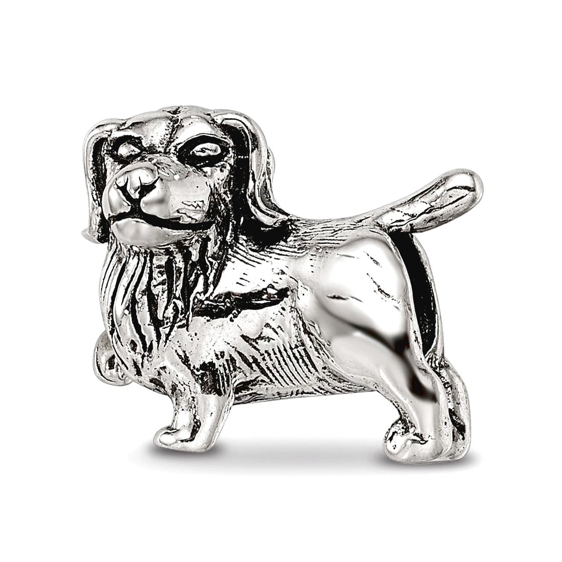 Sterling Silver Reflections Golden Retriever Bead