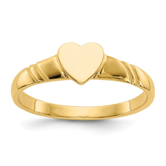 14k Children's Heart Ring Size 3