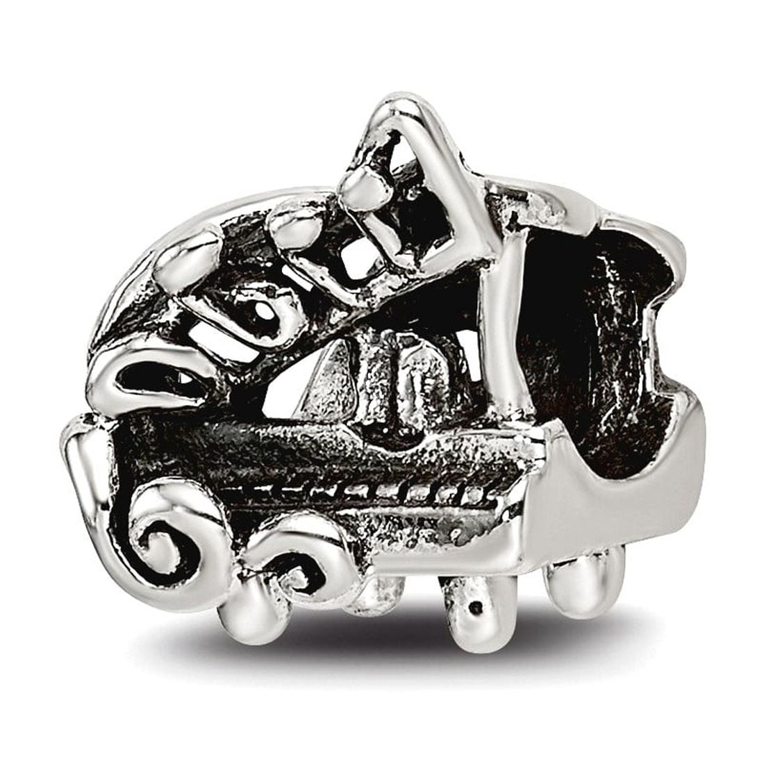 Sterling Silver Reflections Baby Grand Piano Bead