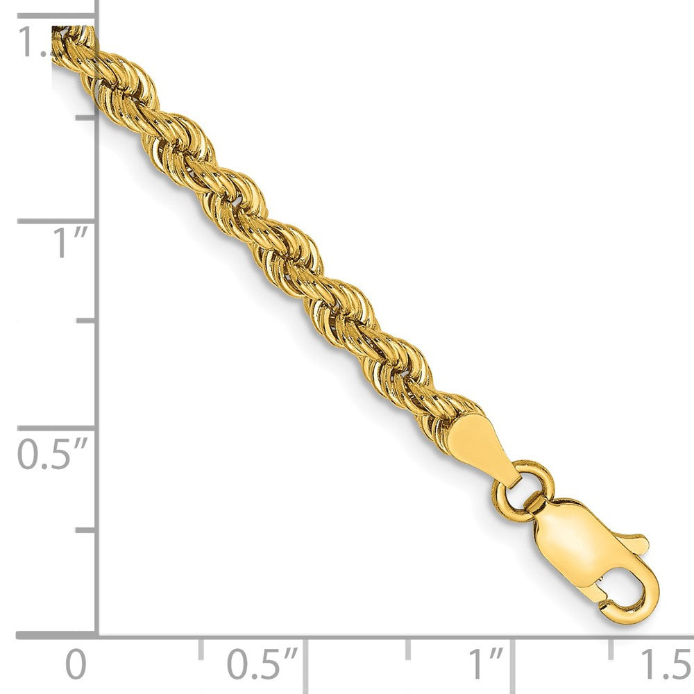 14k 3.65mm Regular Rope Chain 8  inches