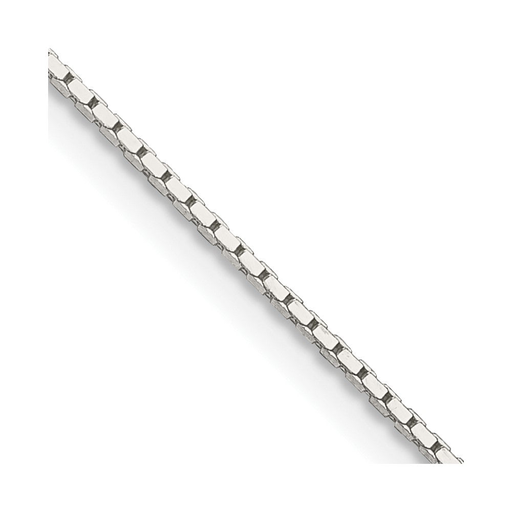 Sterling Silver .7mm Mirror Box Chain 16 Inches