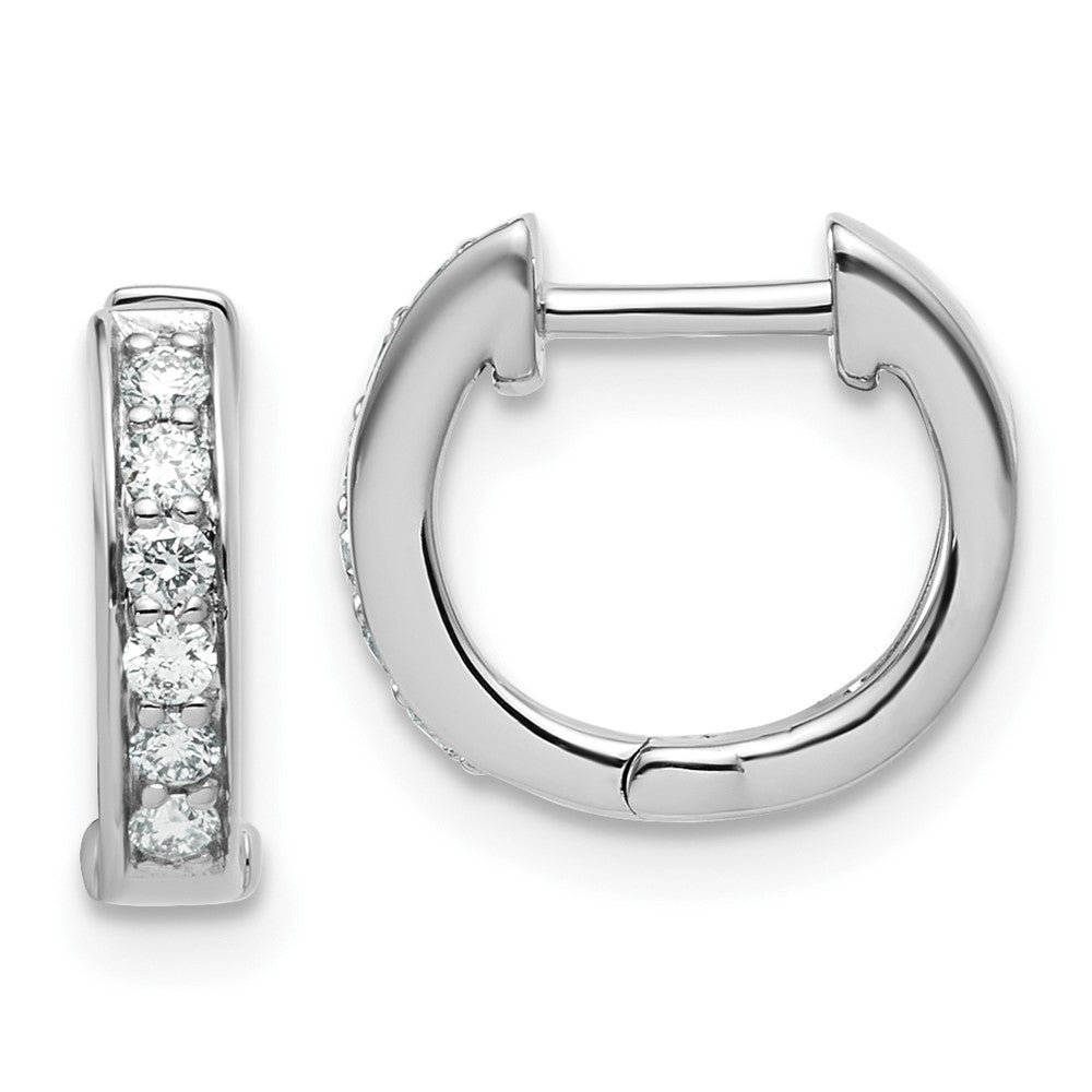 10kw Diamond Hinge Hoop Earrings Mel:F53