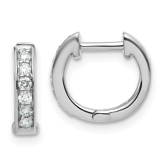10kw Diamond Hinge Hoop Earrings Mel:F53