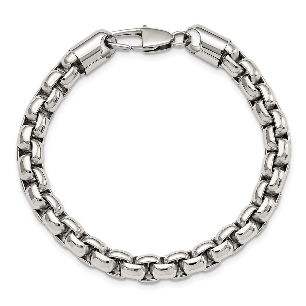 Stainless Steel Polished 9in Bracelet 9 inches