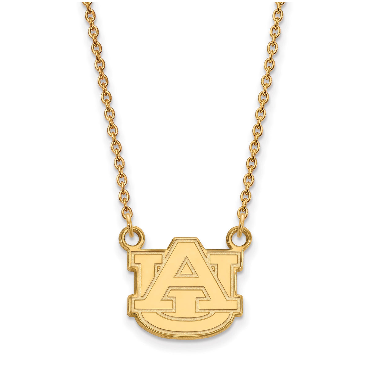 Women's Auburn Tigers Gold Plated Pendant Necklace