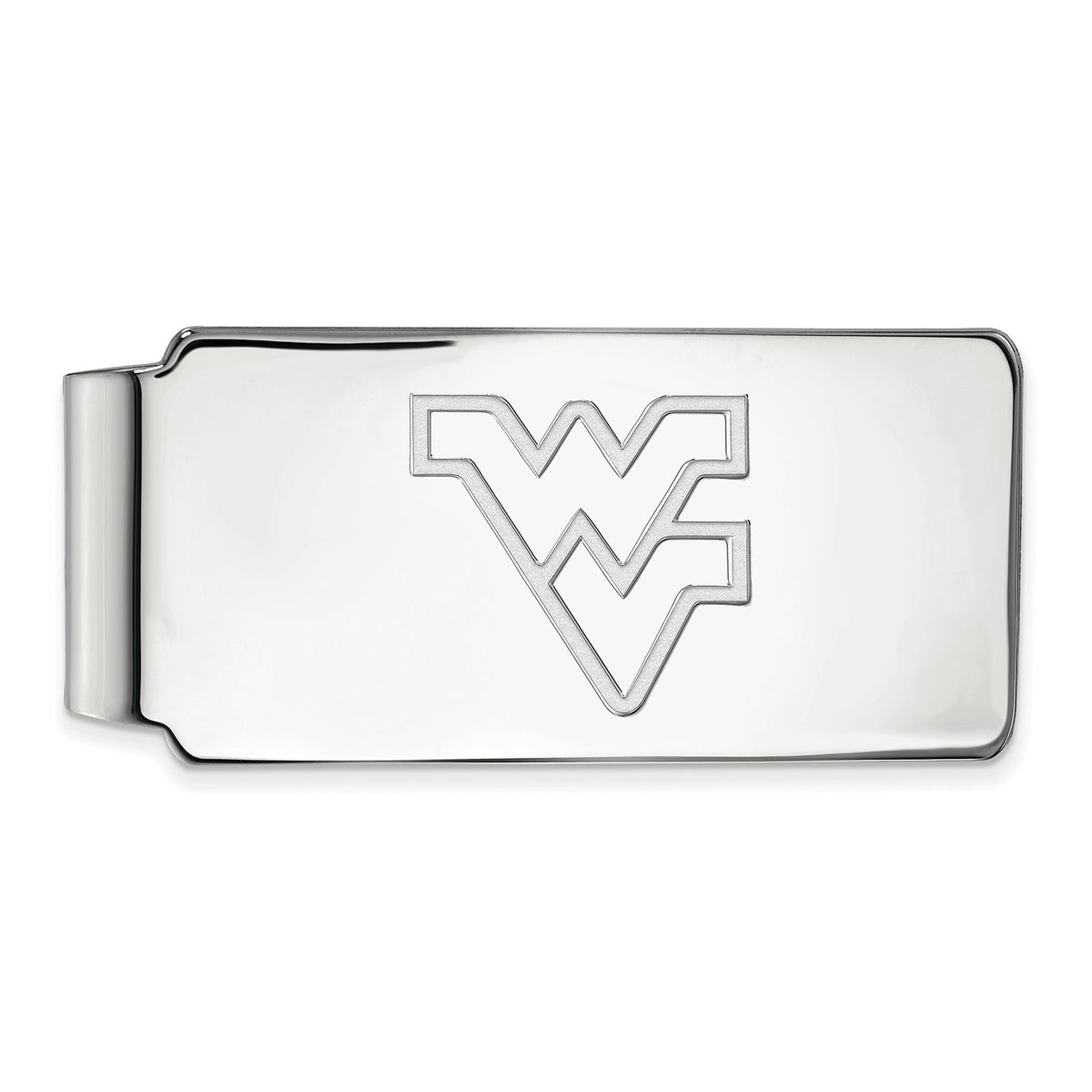 Sterling Silver West Virginia U Money Clip