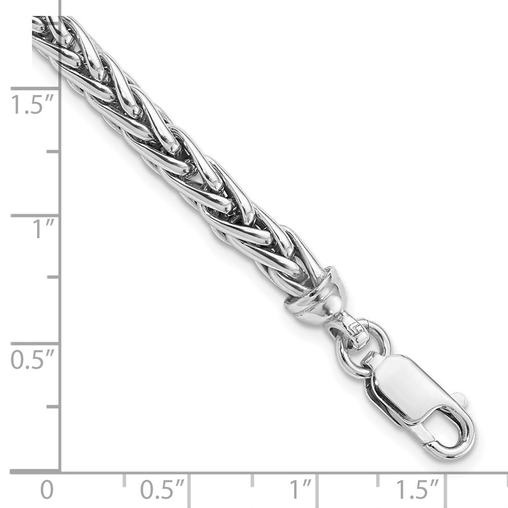 Sterling Silver Rhodium-plated 7.5in. Bracelet 7.5  inches