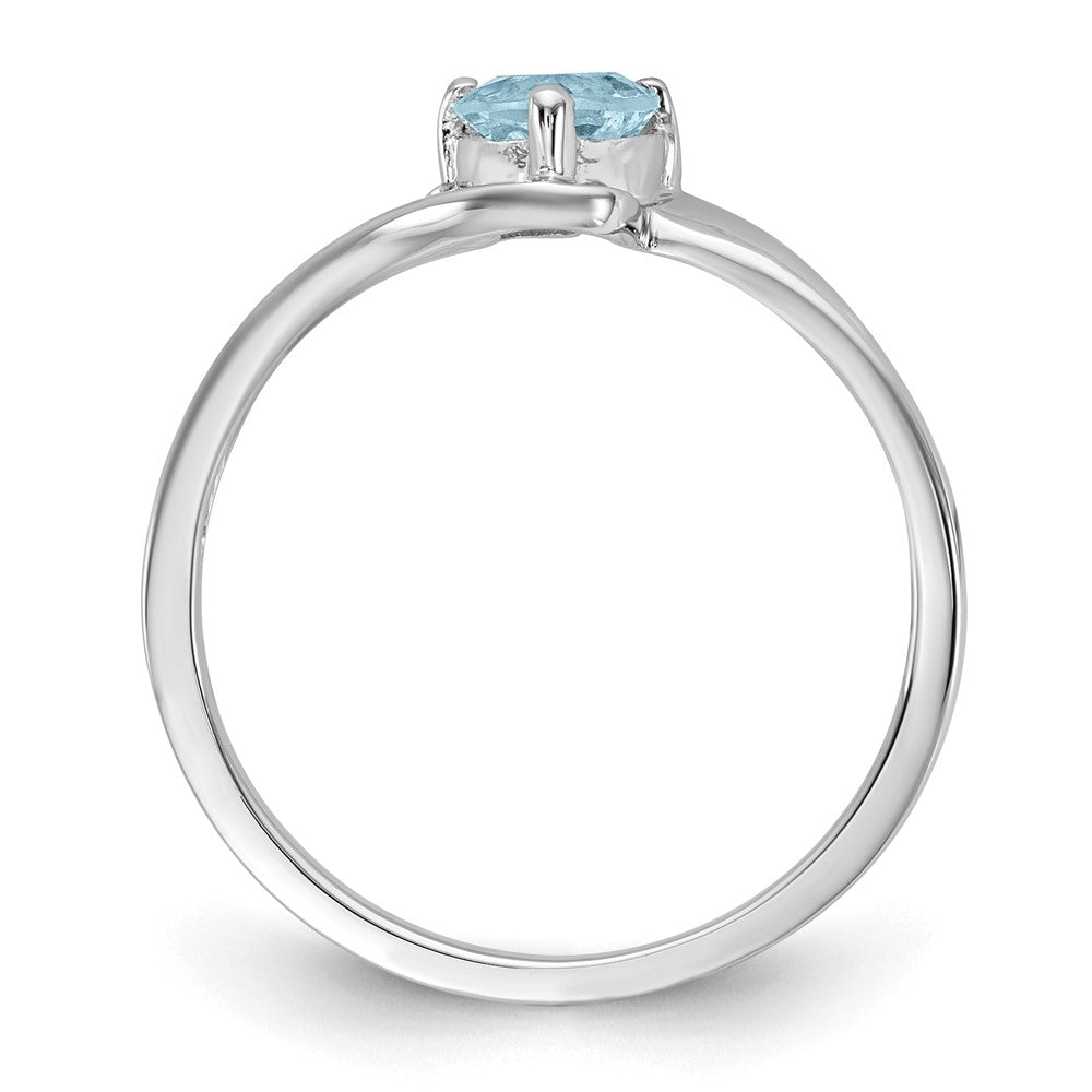 10kw Aquamarine Ring