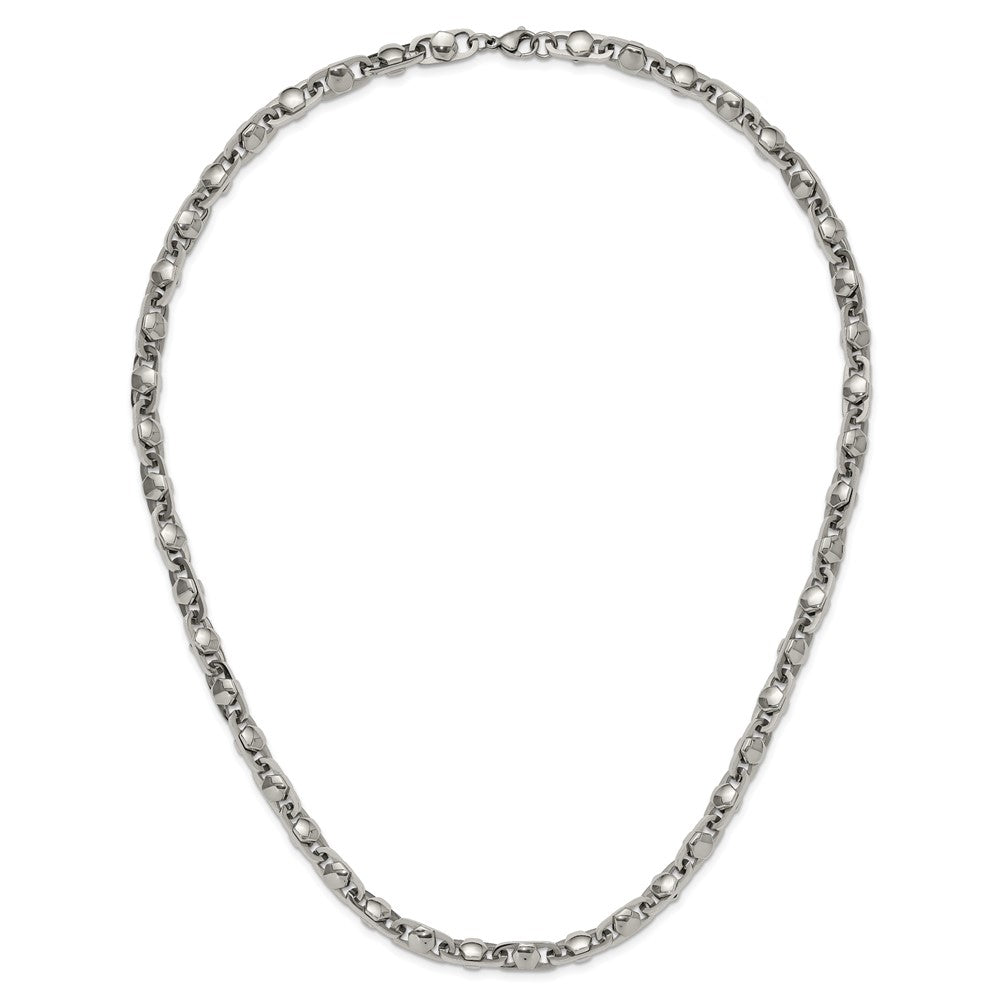 Stainless Steel Polished 6.50mm 24in Necklace