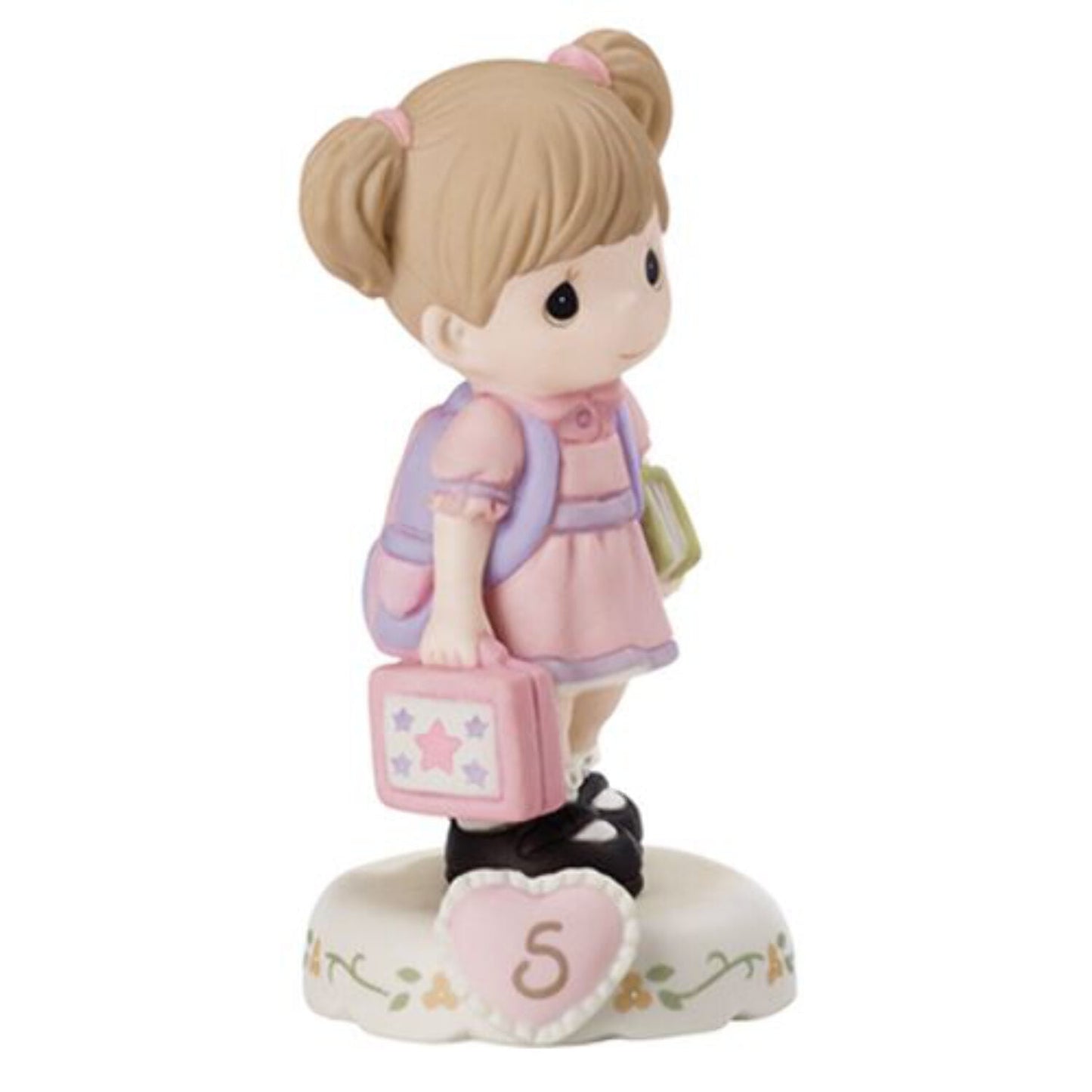 Precious Moments Growing Grace Age Five Brunette Porcelain Figurine QGM13941