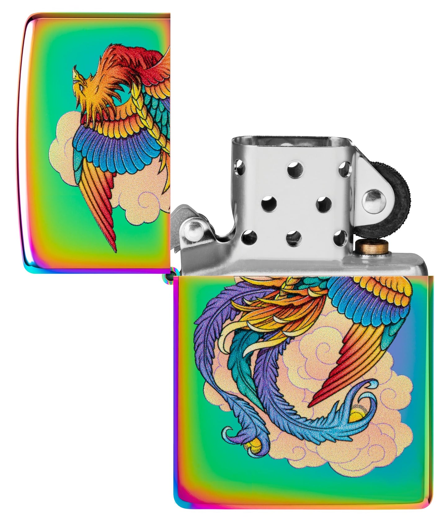 Zippo 48607 Multicolored Phoenix Design Windproof Pocket Lighter