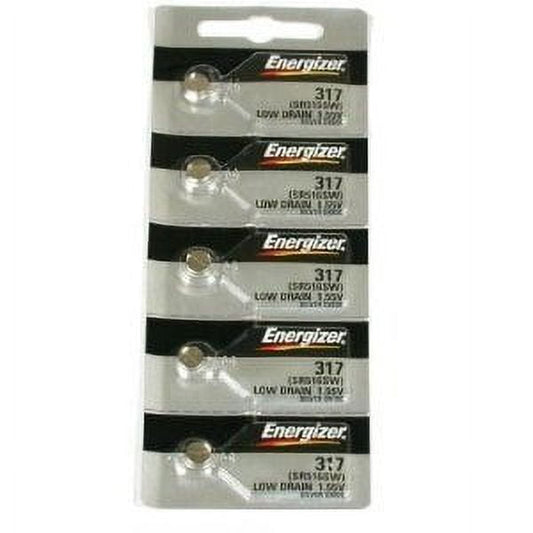 Energizer 317 SR516SW Button Cell Battery 5 Pack