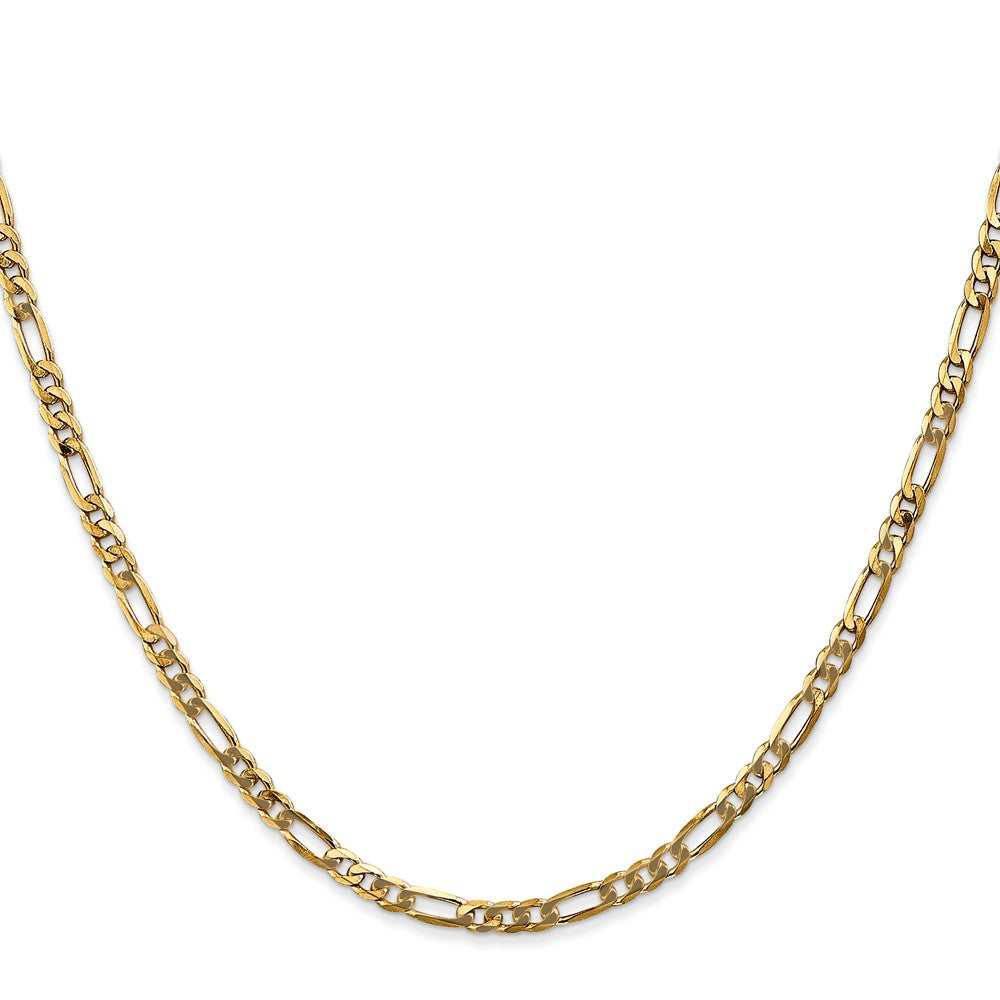 10k 3.25mm Flat Figaro Chain