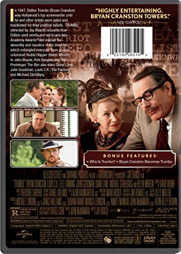 Trumbo [DVD], Feature,Drama,Drama, Independent,Drama,