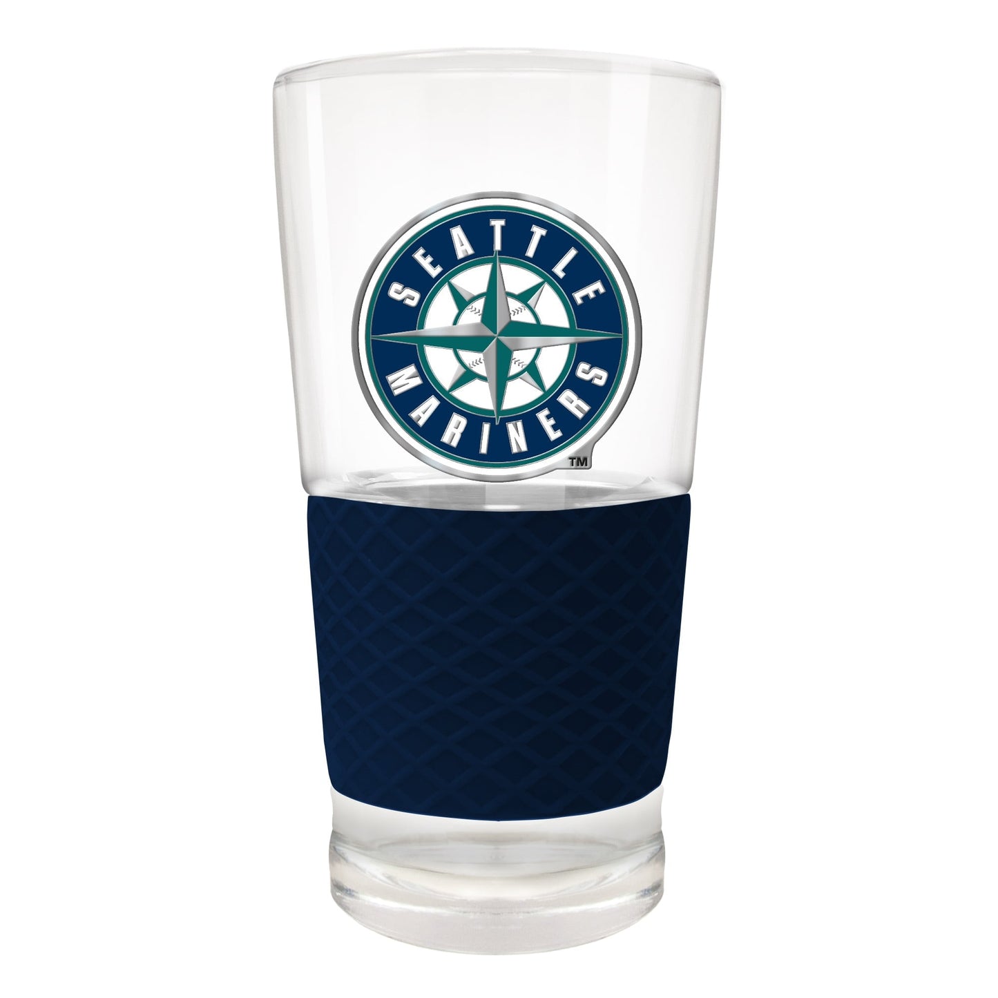 Seattle Mariners 22oz. Pilsner Glass with Silicone Grip
