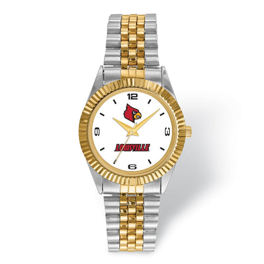 LogoArt University of Louisville Pro Two-tone Gents Quartz Watch QUL165