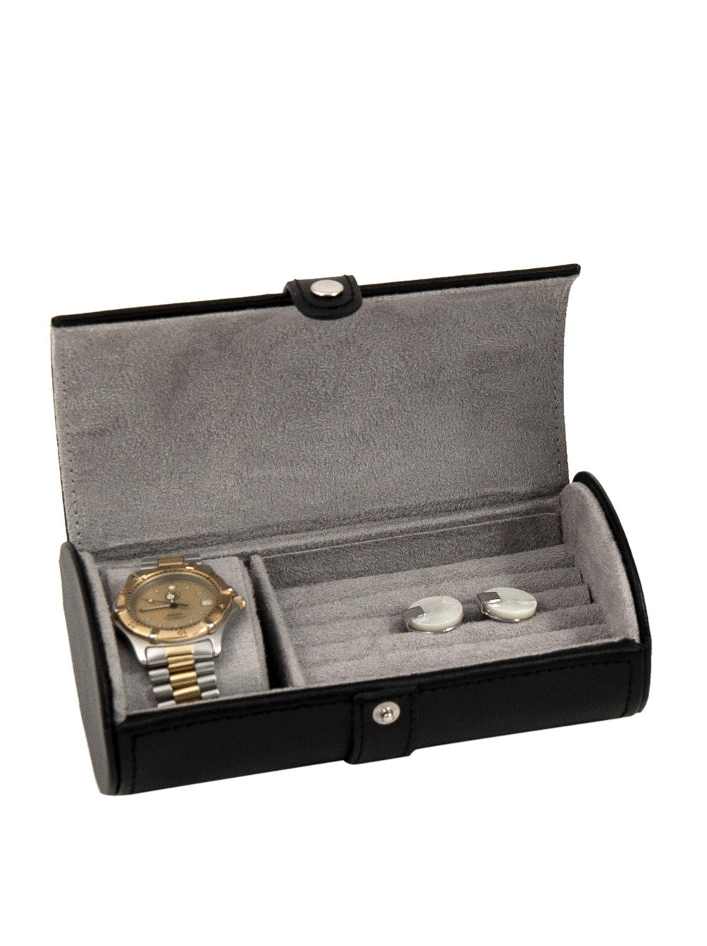 Felix Leather Travel Case Black