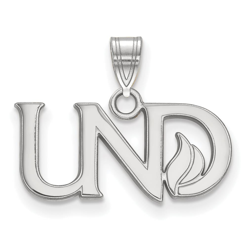 10k White Gold LogoArt University of North Dakota U-N-D Small Pendant Q1W026UNOD