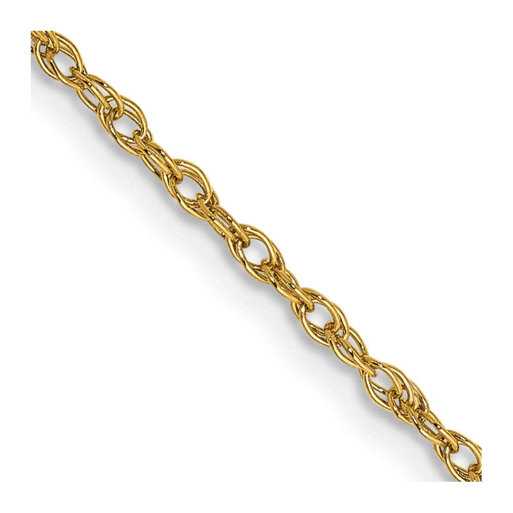 14K 24 inch 1.3 Heavy Baby Rope with Lobster Clasp Chain