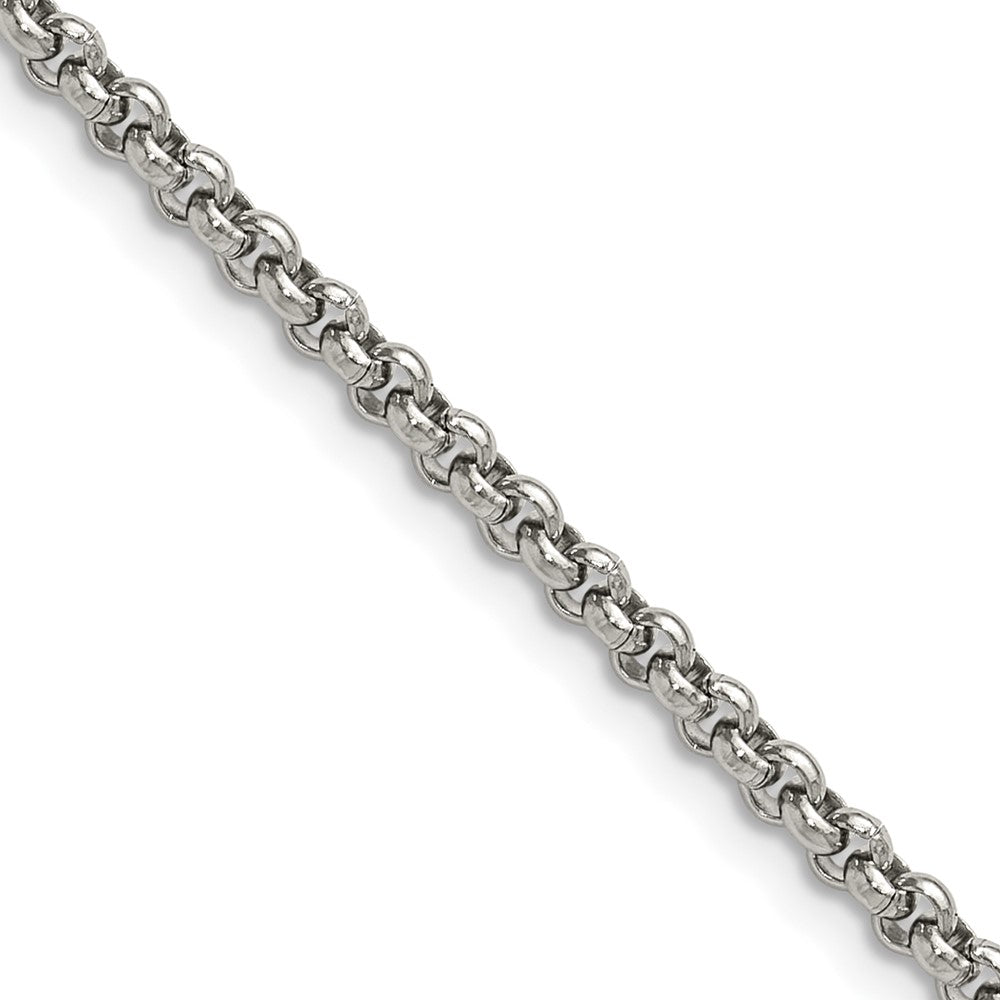 Chisel Stainless Steel Polished 3mm 16 inch Rolo Chain