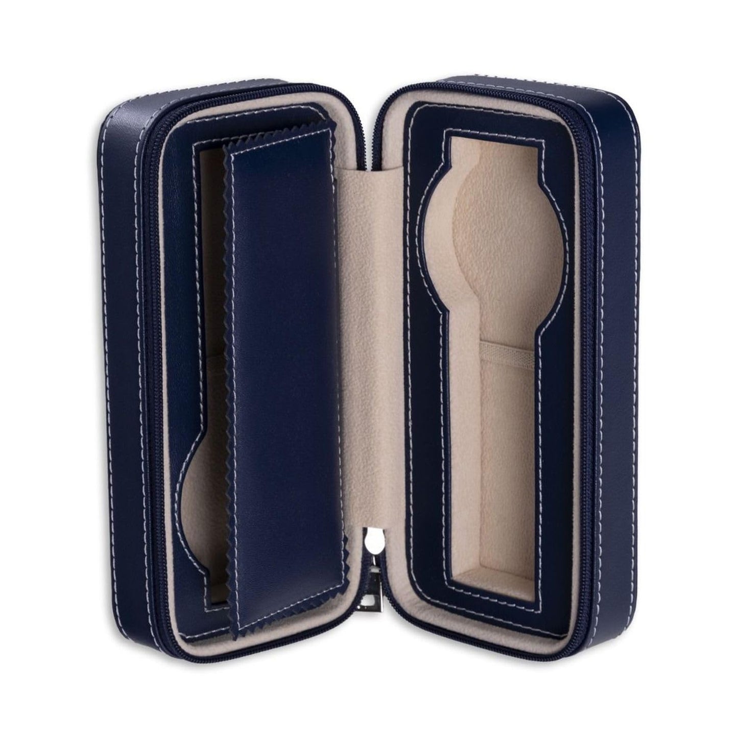 Bey Berk Davidson Blue Leather Two Watch Travel Case