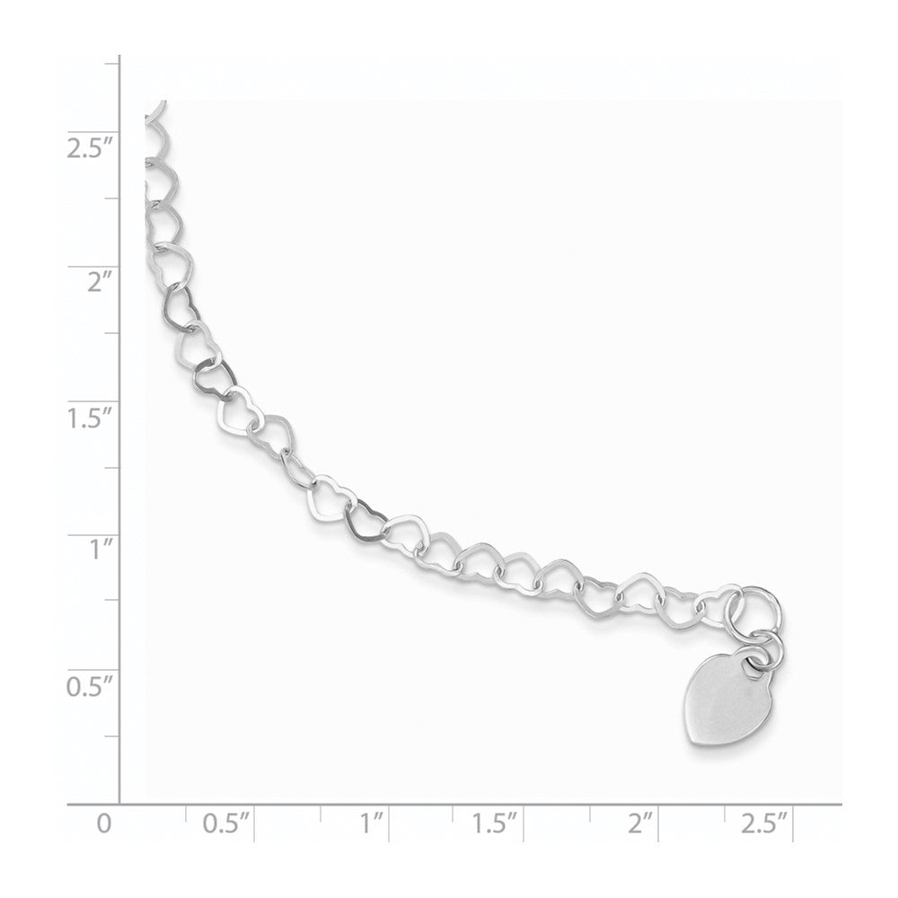 Sterling Silver Fancy Link Bracelet 7.5 inches