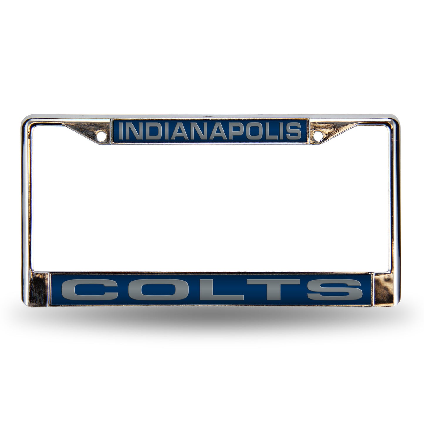 Indianapolis Football Colt's Chrome Metal Laser Cut License Plate Frame