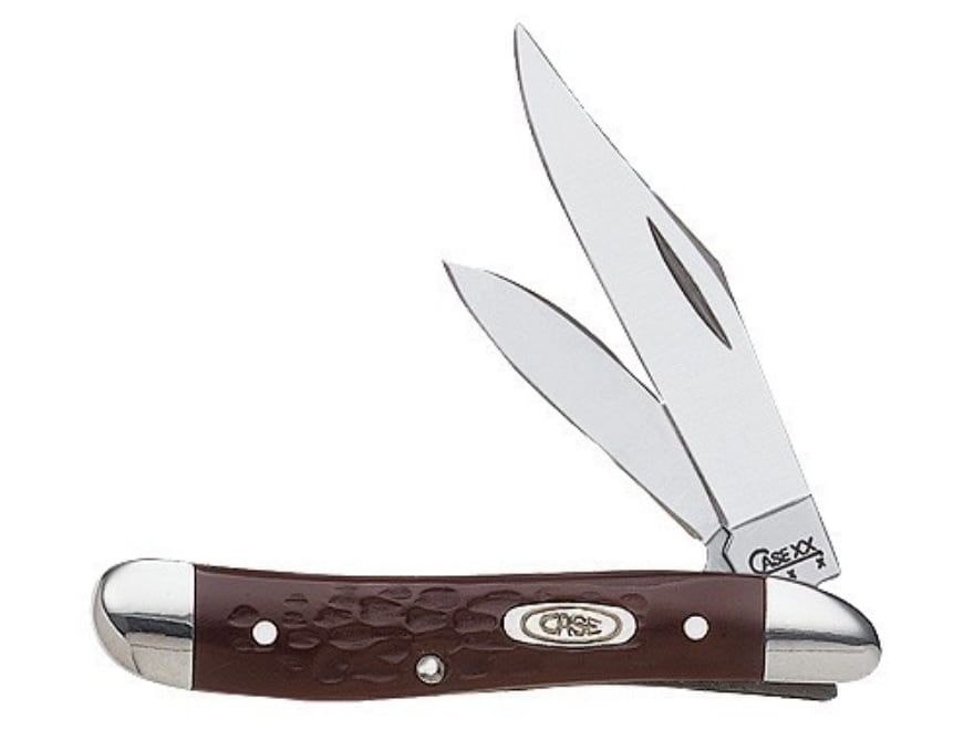 Case Brown Synthetic Peanut Knife 00046