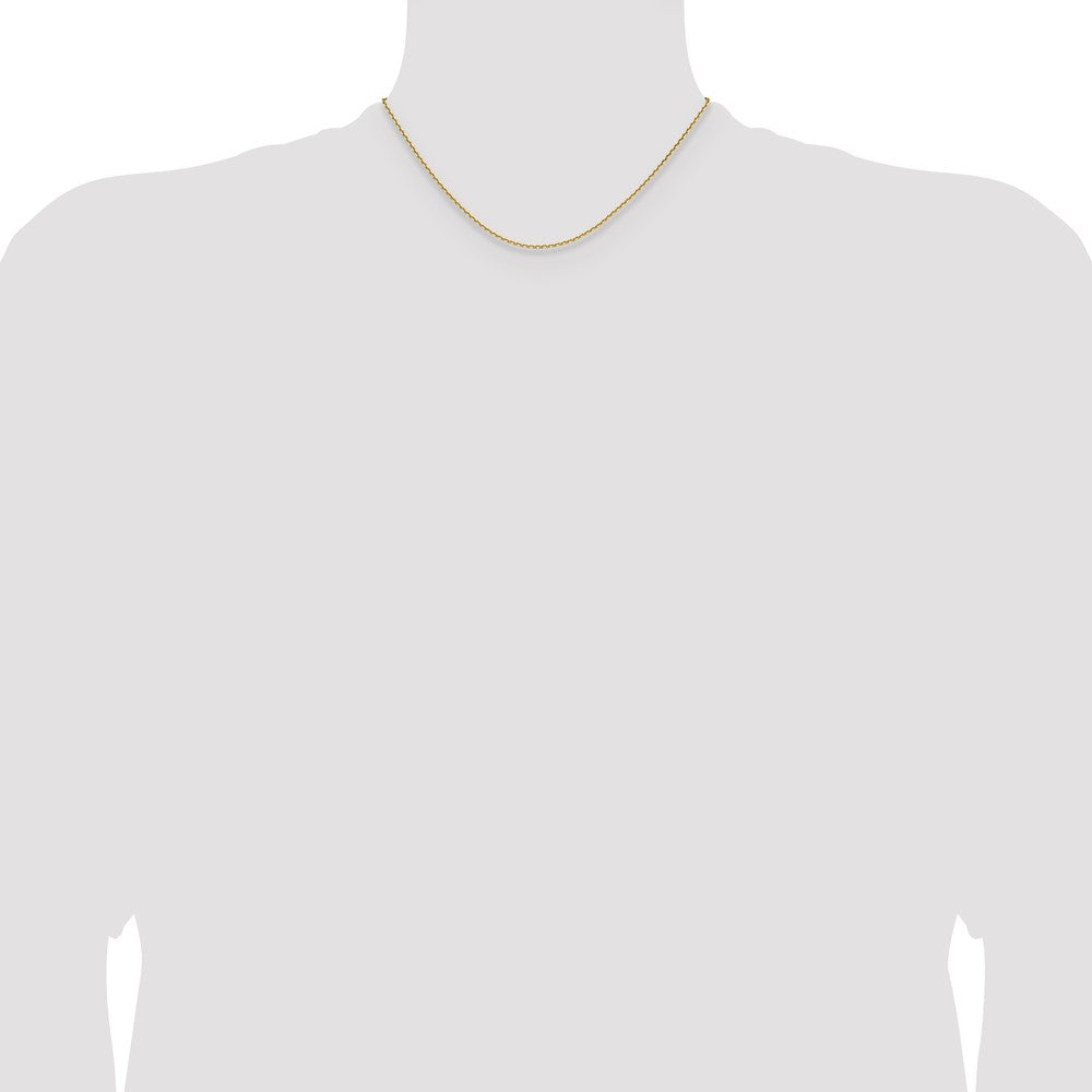 14K 1.65mm D/C Square Cable Chain