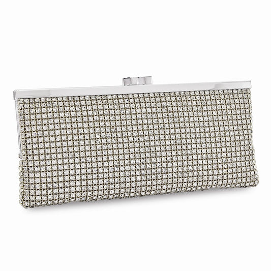 Silver Swarovski Elements Handbag