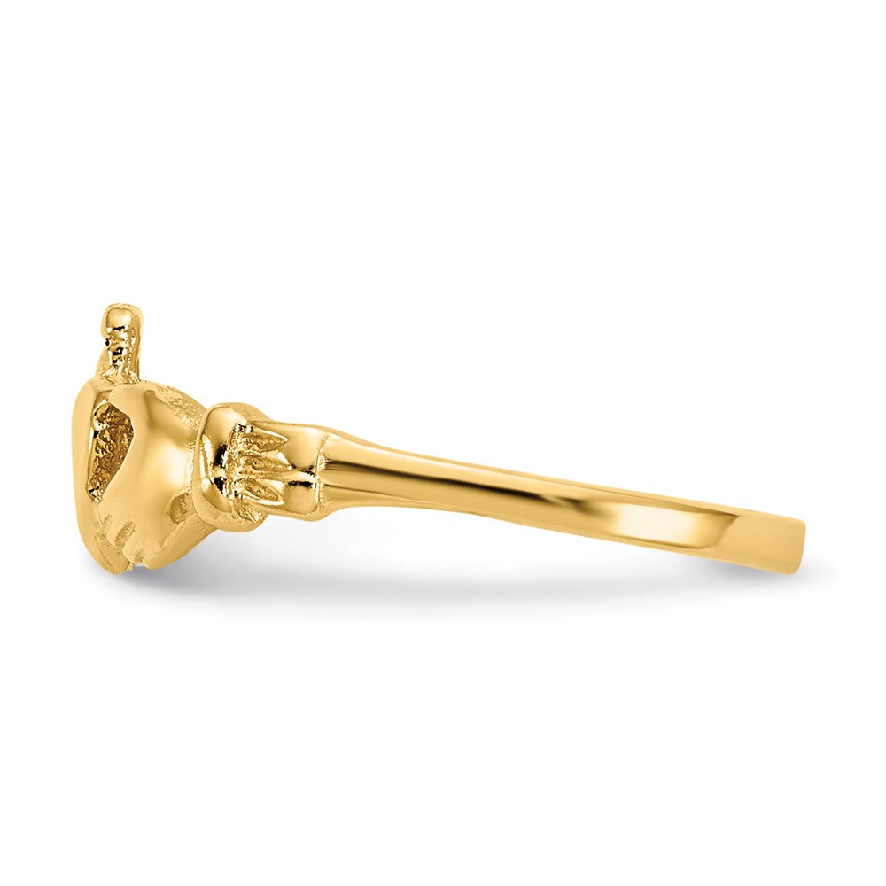 14k Madi K Claddagh Baby Ring Size 3