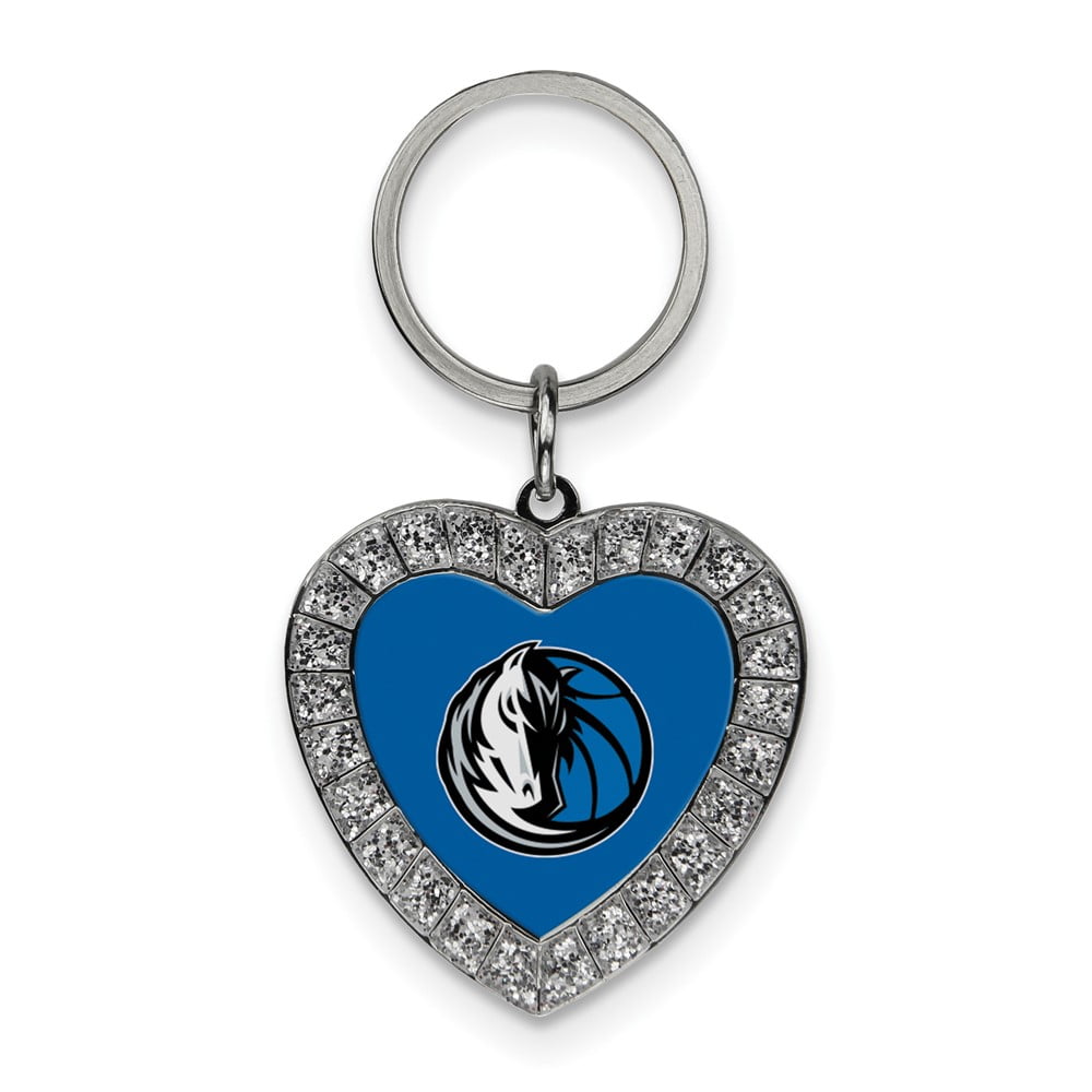 Mavericks Heart Keychain