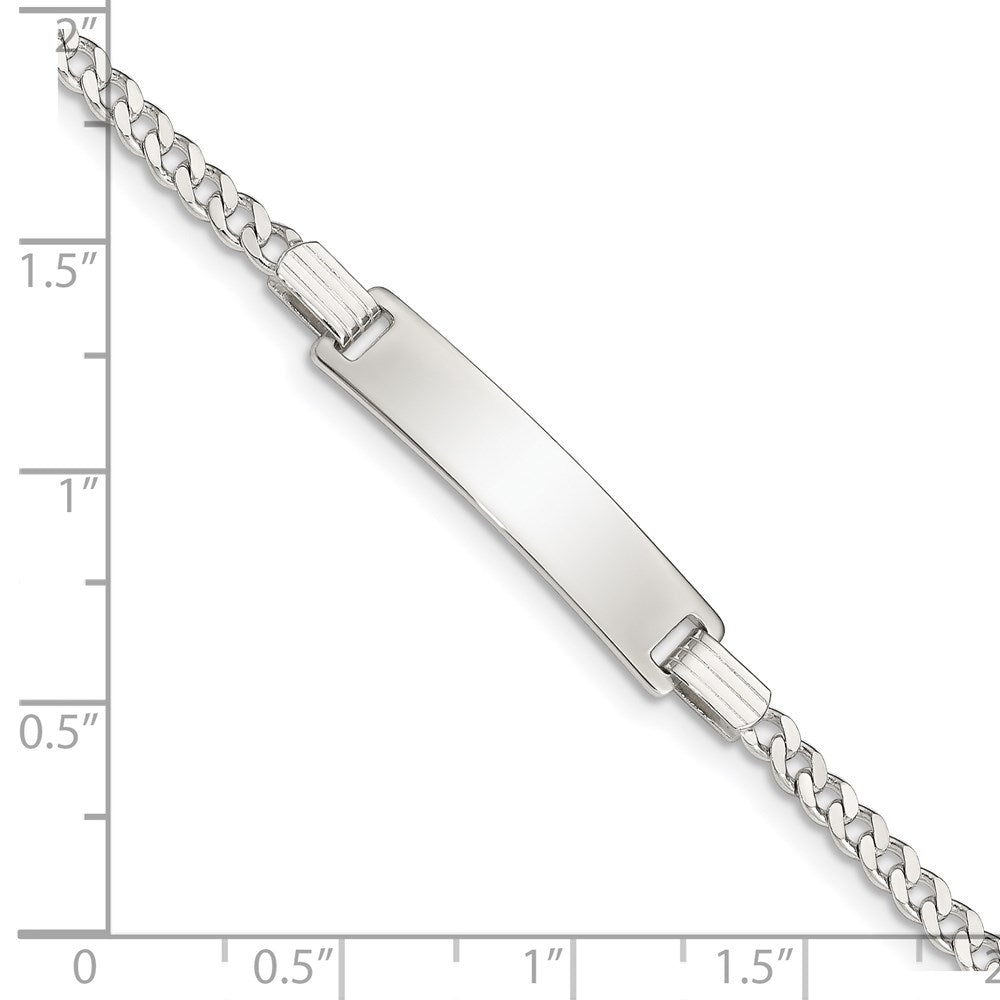 Sterling Silver Baby ID Bracelet 5.5 inches