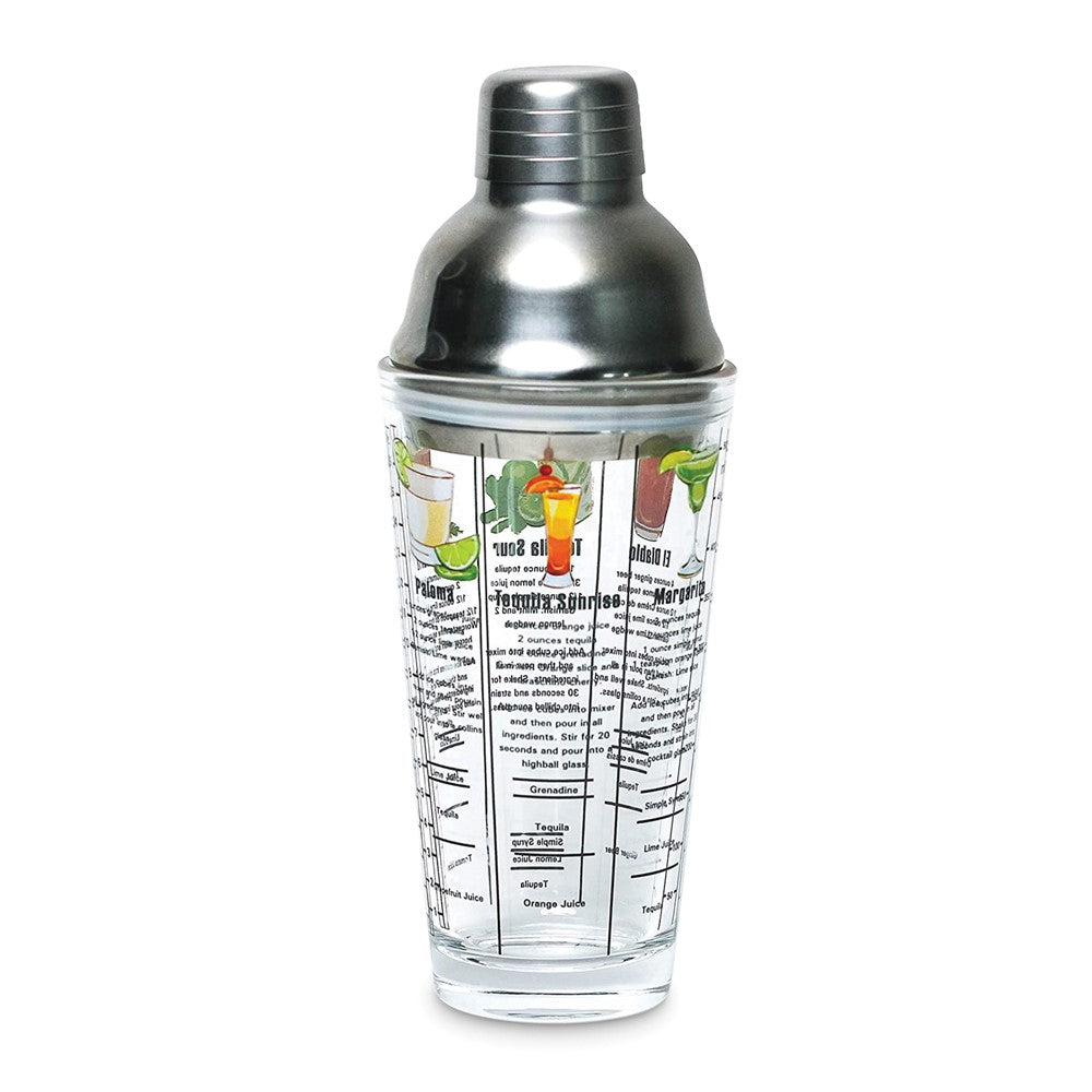 16 oz. Tequila Recipes Glass Cocktail Shaker