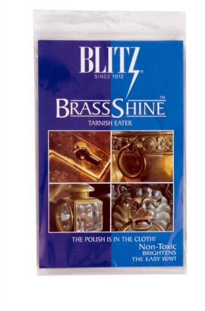 Blitz Brass Tarnish Eater Polishing Cloth for Brass and Copper - Not For Lacquered Metals Q-GM23305