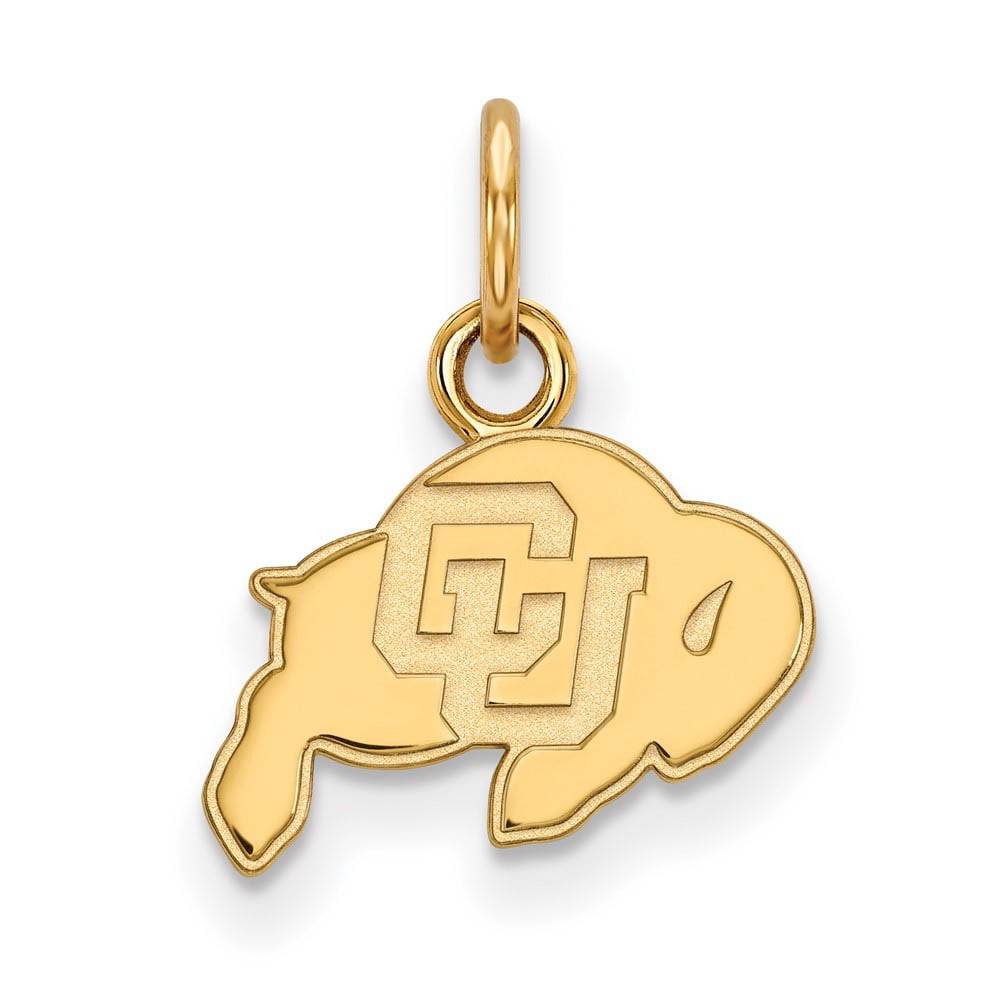 10k Gold LogoArt University of Colorado Buffalo Extra Small Pendant Q1Y001UCO