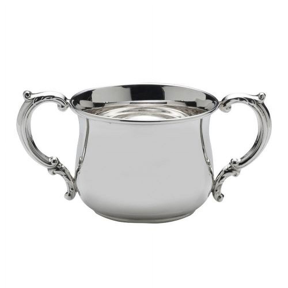 Empire Silver Heavy Gauge Double Handle Sterling Baby Cup