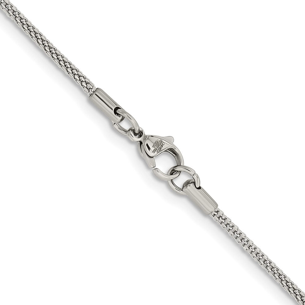 Stainless Steel Polished 2mm 24in Bismark Chain
