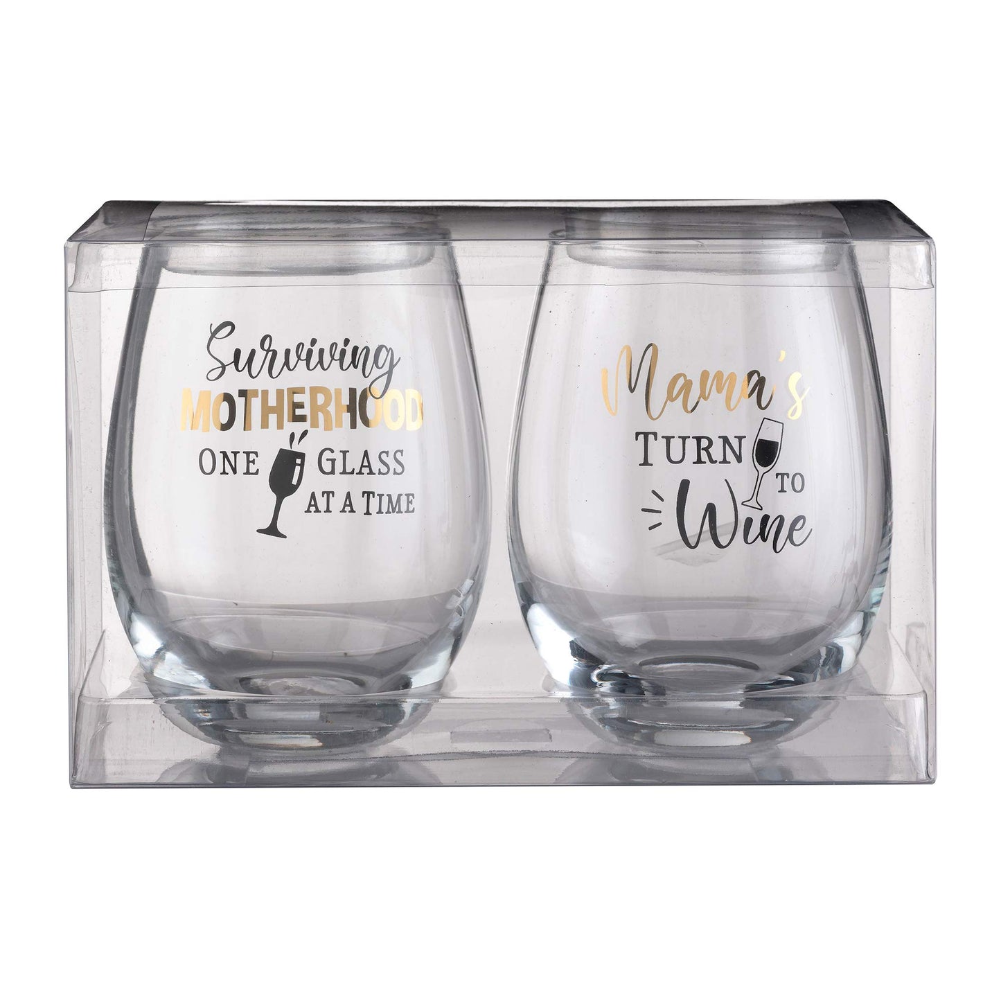 Lillian Rose Mama's Stemless Wine Glass for Mom