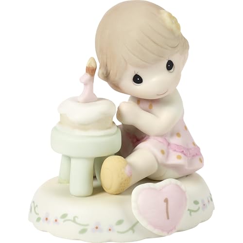 Precious Moments Growing In Grace Age 1 Brunette Girl Figurine, Count 1