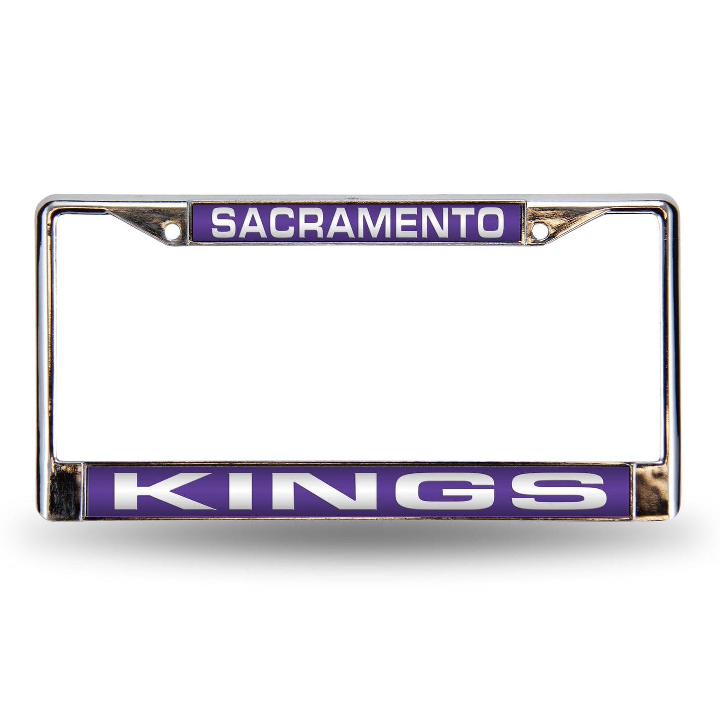 Sacramento Basketball King's Chrome Metal Laser Cut License Plate Frame